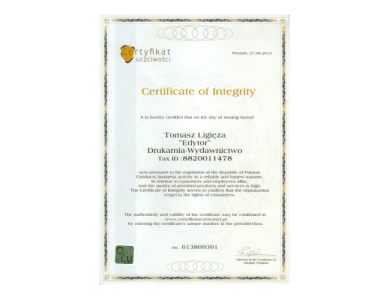 Certificate-of-Integrity